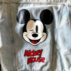LEVIS x DISNEY MICKEY DENIM JACKET SHERPA LINED